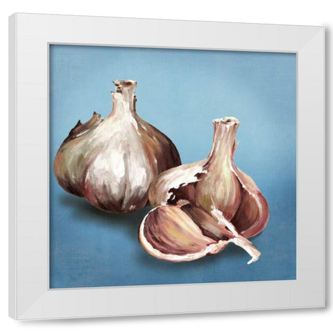 Garlic White Modern Wood Framed Art Print by Jensen, Asia