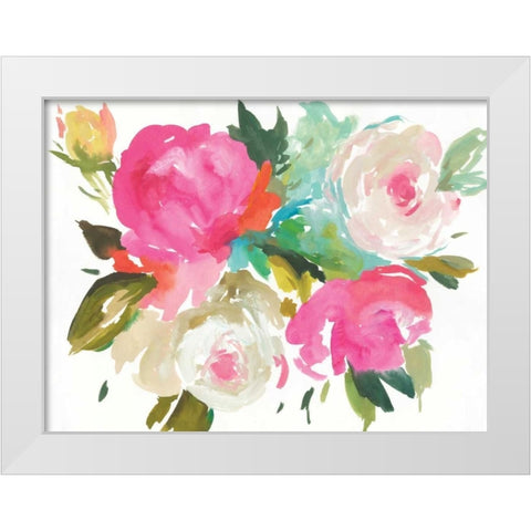 Belle I White Modern Wood Framed Art Print by Jensen, Asia