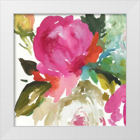 Belle II White Modern Wood Framed Art Print by Jensen, Asia