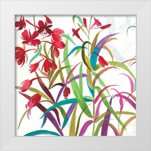 Tropical I White Modern Wood Framed Art Print by Jensen, Asia