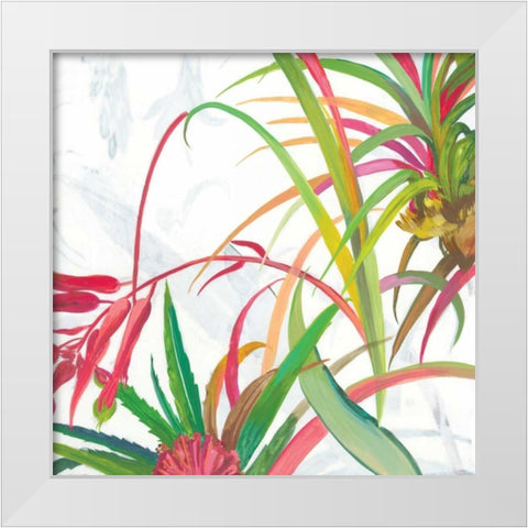 Tropical II White Modern Wood Framed Art Print by Jensen, Asia