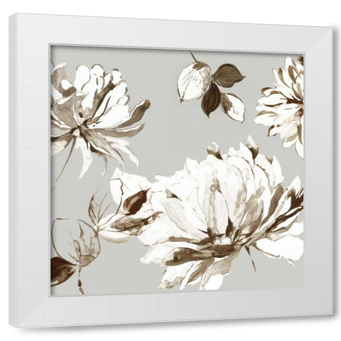 Botanical Gray II White Modern Wood Framed Art Print by Jensen, Asia
