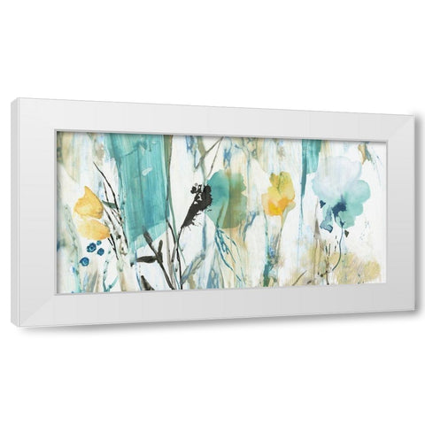 Fading Behind White Modern Wood Framed Art Print by Jensen, Asia