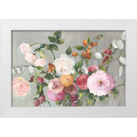 Contentment White Modern Wood Framed Art Print by Jensen, Asia