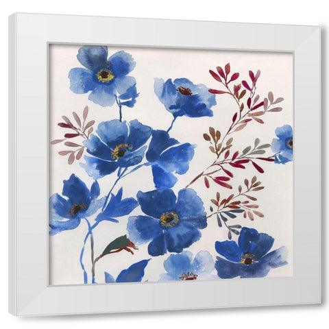 Dutch Blossom White Modern Wood Framed Art Print by Jensen, Asia