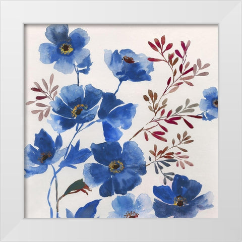 Dutch Blossom White Modern Wood Framed Art Print by Jensen, Asia