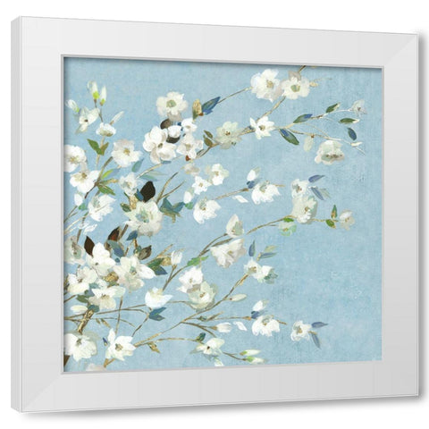 Calore II White Modern Wood Framed Art Print by Jensen, Asia