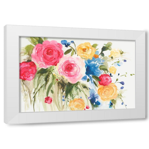 Animato White Modern Wood Framed Art Print by Jensen, Asia