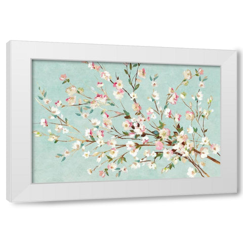 Innocent White Modern Wood Framed Art Print by Jensen, Asia