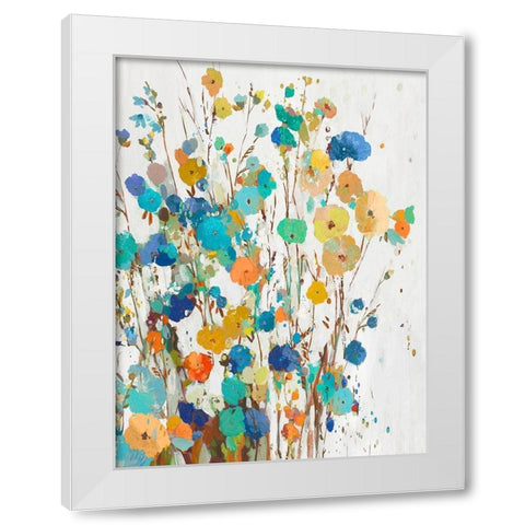 Spring Garden I  White Modern Wood Framed Art Print by Jensen, Asia