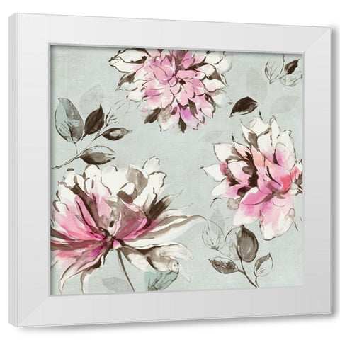 Botanics I  White Modern Wood Framed Art Print by Jensen, Asia