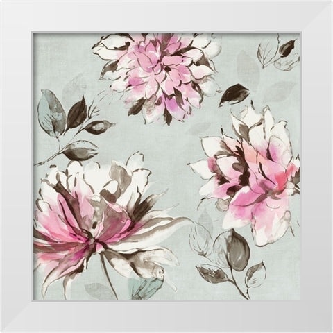 Botanics I  White Modern Wood Framed Art Print by Jensen, Asia