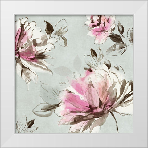 Botanics II White Modern Wood Framed Art Print by Jensen, Asia