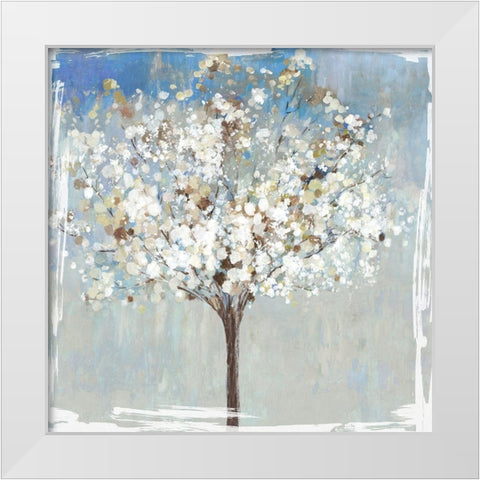 Winter Still Tree  White Modern Wood Framed Art Print by Jensen, Asia