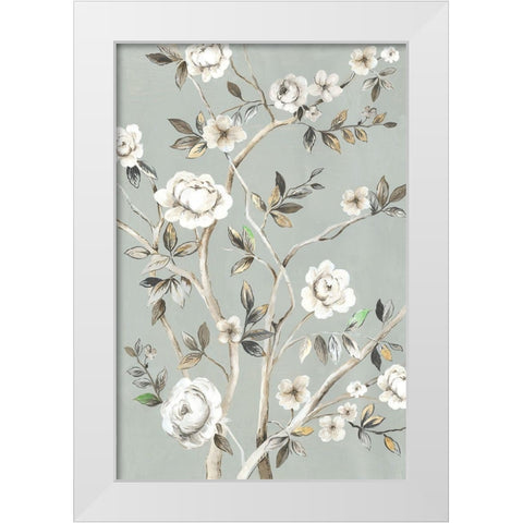 A Flower For You I White Modern Wood Framed Art Print by Jensen, Asia