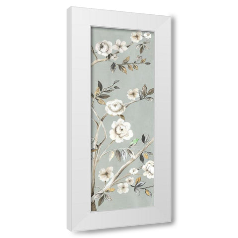 A Flower For You II White Modern Wood Framed Art Print by Jensen, Asia