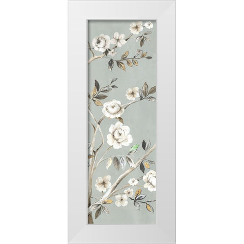 A Flower For You II White Modern Wood Framed Art Print by Jensen, Asia