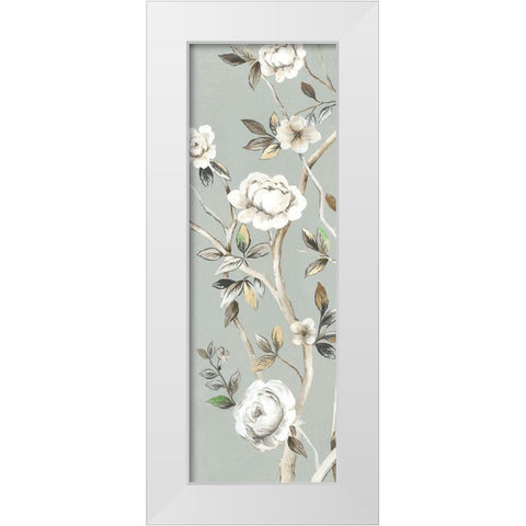 A Flower For You III White Modern Wood Framed Art Print by Jensen, Asia