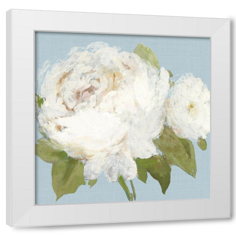 Flowers by the Sea II White Modern Wood Framed Art Print by Jensen, Asia