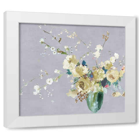 Galaxy Away White Modern Wood Framed Art Print by Jensen, Asia