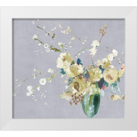 Galaxy Away White Modern Wood Framed Art Print by Jensen, Asia