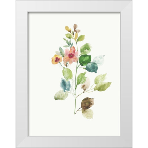 When You Met Her White Modern Wood Framed Art Print by Jensen, Asia