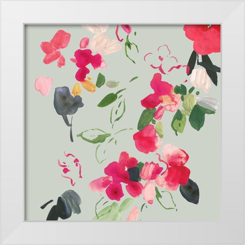 On the Move I White Modern Wood Framed Art Print by Jensen, Asia