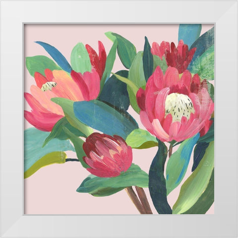 Summer Day White Modern Wood Framed Art Print by Jensen, Asia