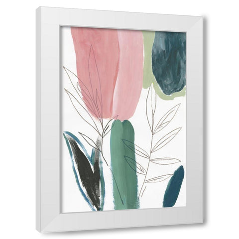 Hidden Beauty II White Modern Wood Framed Art Print by Jensen, Asia