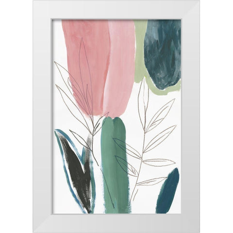 Hidden Beauty II White Modern Wood Framed Art Print by Jensen, Asia
