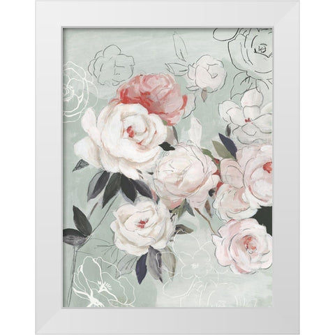 Whisper of Beauty White Modern Wood Framed Art Print by Jensen, Asia