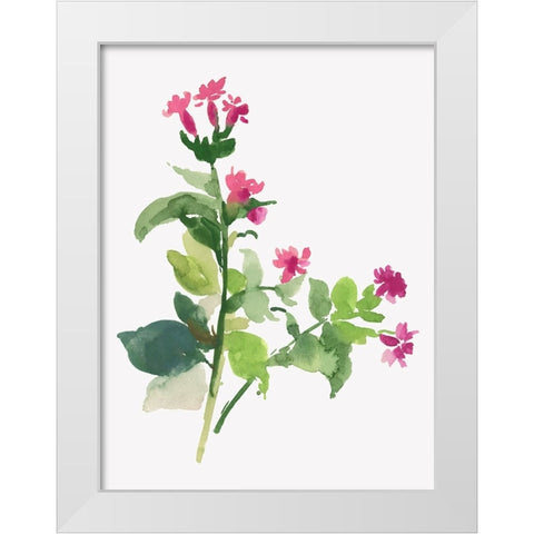 Spring is Coming White Modern Wood Framed Art Print by Jensen, Asia