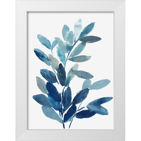 Night Whisper White Modern Wood Framed Art Print by Jensen, Asia