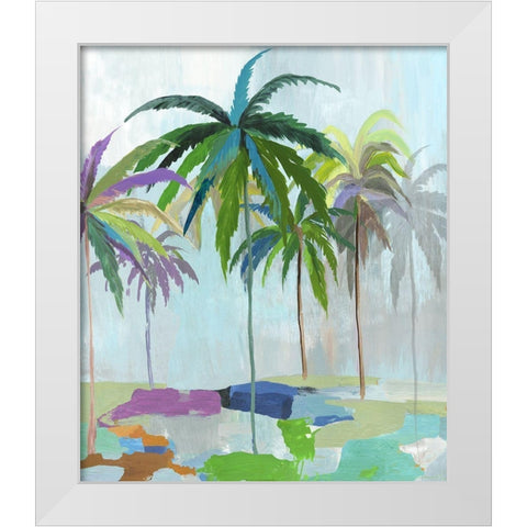 Tropical Summeer White Modern Wood Framed Art Print by Jensen, Asia