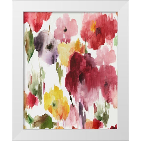 Bloom Ray II White Modern Wood Framed Art Print by Jensen, Asia