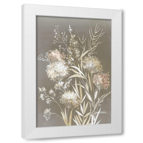 Delicate Bunch II White Modern Wood Framed Art Print by Jensen, Asia