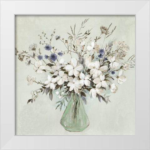 Field Bouqet  White Modern Wood Framed Art Print by Jensen, Asia