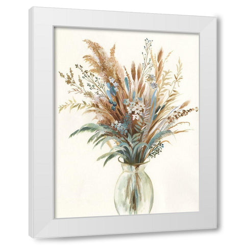 Fall Wild Flowers I  White Modern Wood Framed Art Print by Jensen, Asia