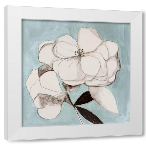 Kate I  White Modern Wood Framed Art Print by Jensen, Asia