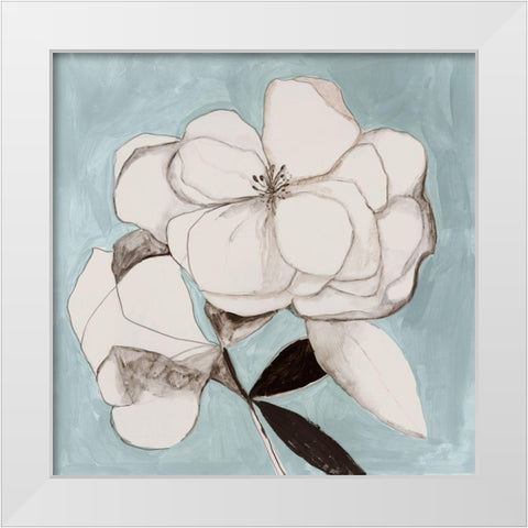 Kate I  White Modern Wood Framed Art Print by Jensen, Asia