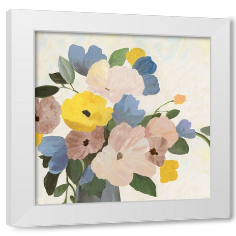 Spring Picks II White Modern Wood Framed Art Print by Jensen, Asia