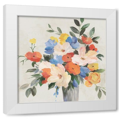 Spring in Blossom  White Modern Wood Framed Art Print by Jensen, Asia