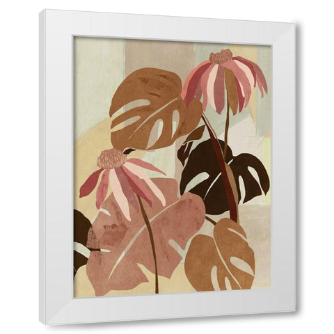 Hot Tropics I  White Modern Wood Framed Art Print by Jensen, Asia