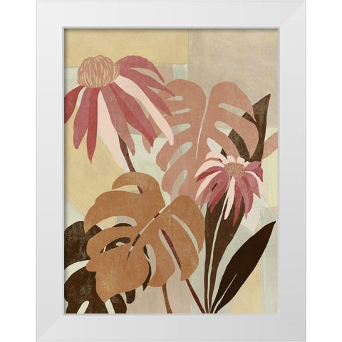 Hot Tropics II White Modern Wood Framed Art Print by Jensen, Asia