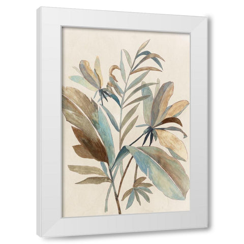 Vintage Tropics I  White Modern Wood Framed Art Print by Jensen, Asia