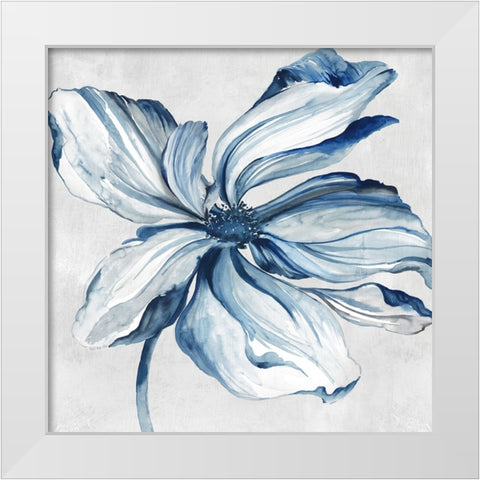 Botanical Teal I White Modern Wood Framed Art Print by Jensen, Asia