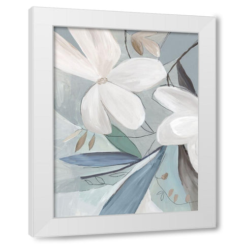 Bluebell Bouquet Bliss II White Modern Wood Framed Art Print by Jensen, Asia