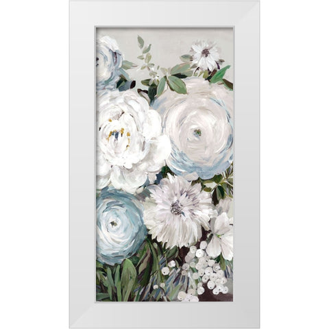 Summer Meadow Bouquet II White Modern Wood Framed Art Print by Jensen, Asia