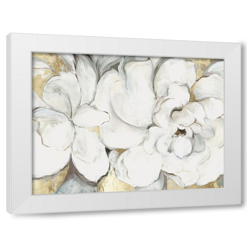Serenity in Bloom White Modern Wood Framed Art Print by Jensen, Asia