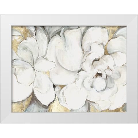 Serenity in Bloom White Modern Wood Framed Art Print by Jensen, Asia